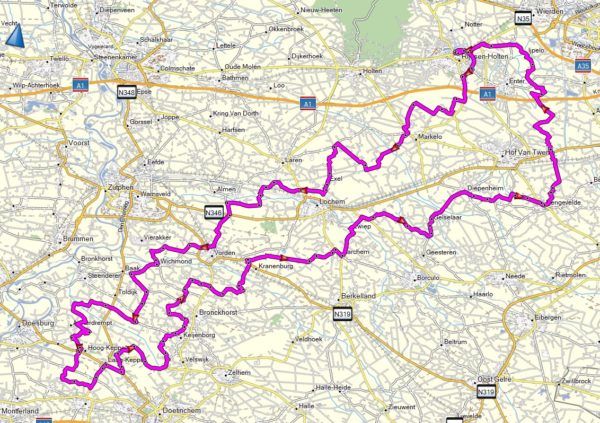 GPS-rit 2021-02 Paashaasrit (160KM)
