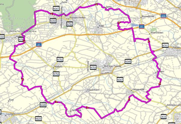 GPS-rit 2021-03 1e Avondrit (80KM)